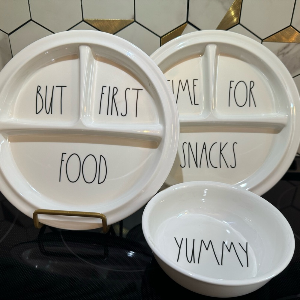 Rae Dunn Toddler Dishes